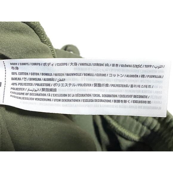 Abercrombie Kids 13/14 Sweatpants Joggers Pull On Green Colorblock Comfort Cozy - Picture 6 of 6